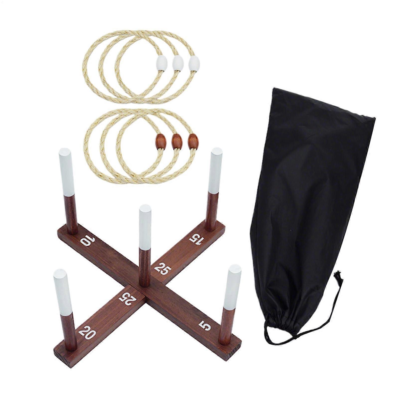 Ring Toss Game Outdoor Ring Toss Lawn Game for Adults Sporting Toy for Outdoors, Suitable for Teens, Girls, and Toddlers, for...