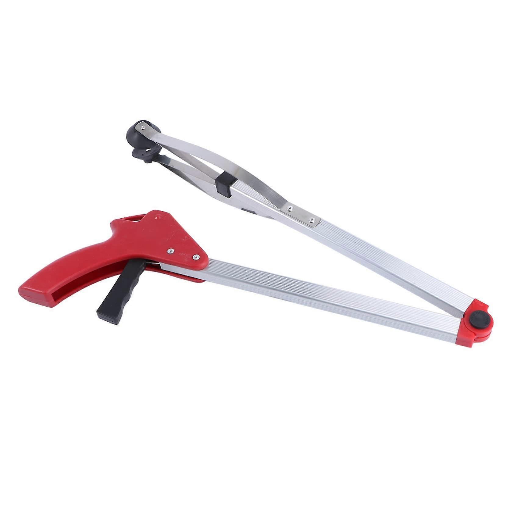 Aluminum Alloy Grabber Tool - Practical High Grip Folding Trash Picker for Garden Work and Litter Collection