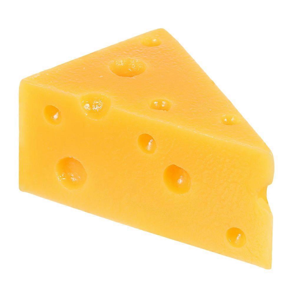 Realistic Artificial Cheese Shop Window Display Fake Cheese Prop Pretend Play Game Cheese Model