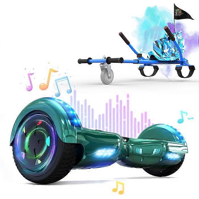 Groen Hoverboard en blauwe Hoverkart - RCB - Super cadeau voor kinderen