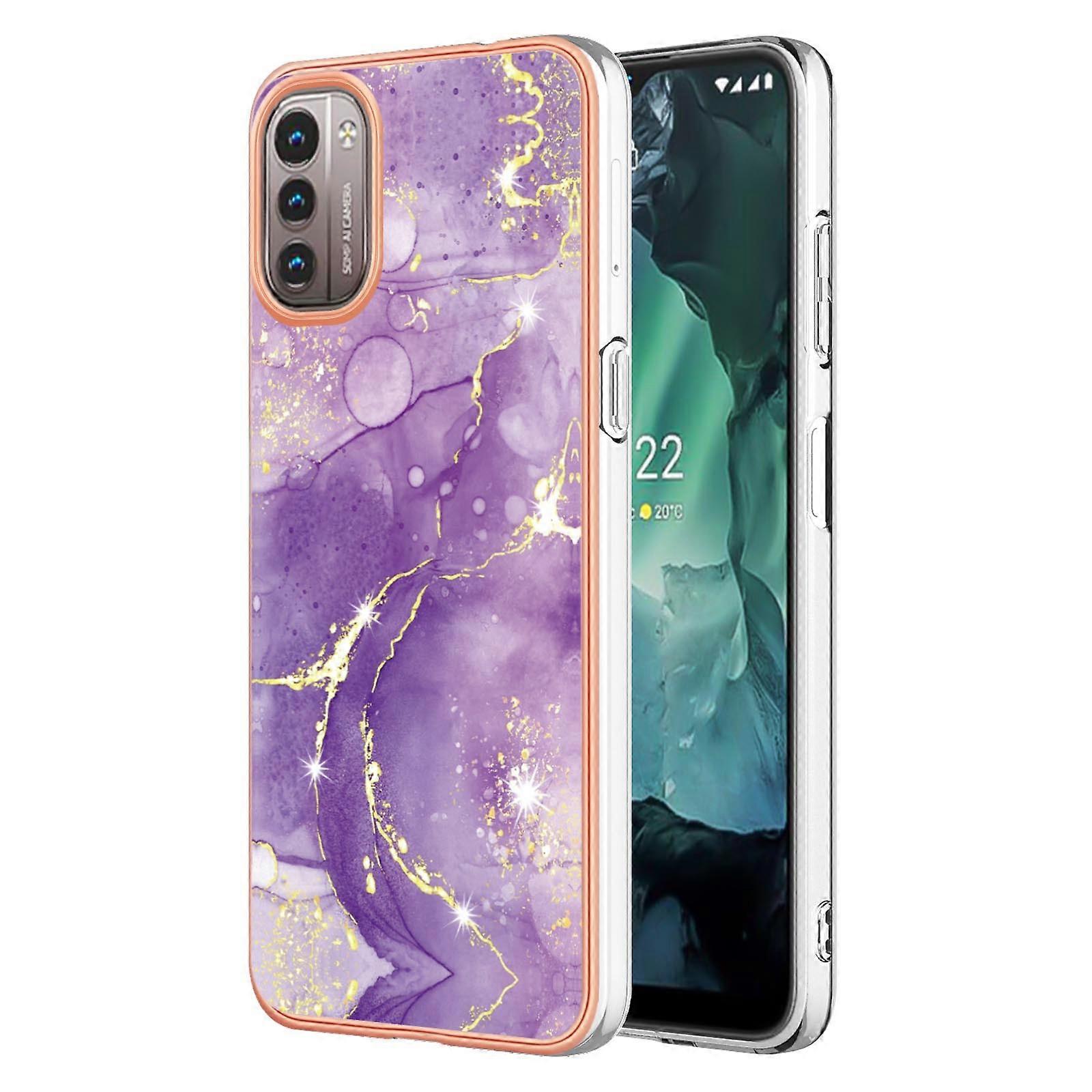 Luxora Suitable For Nokia G21/g11 Marble Nokia G20/g10 Double-sided Imd Plated Shell