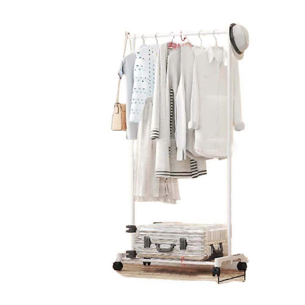 INF Removable Freestanding Single Rod Coat Hanger for Clothes and Hats