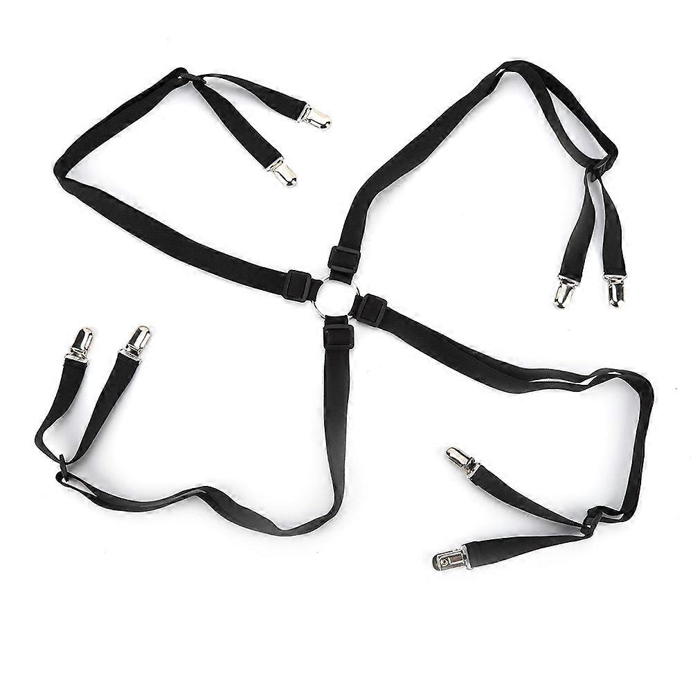 4-edge weave pattern bed sheet clips, fasteners, adjustable mattress holder