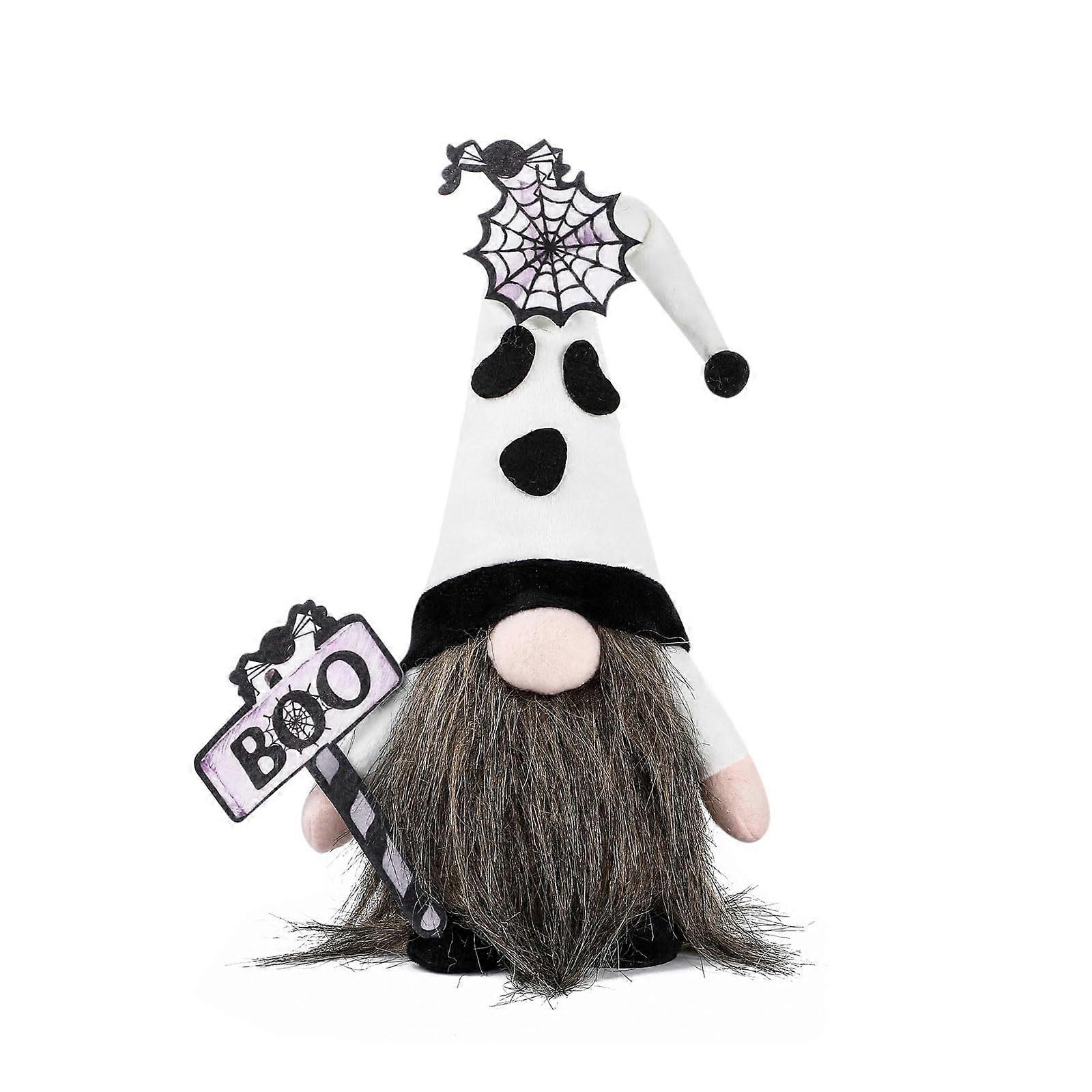 Halloween Wool Sweet Faceless Rudolph Plush Decoration Handmade Party Room Standing With L Type A