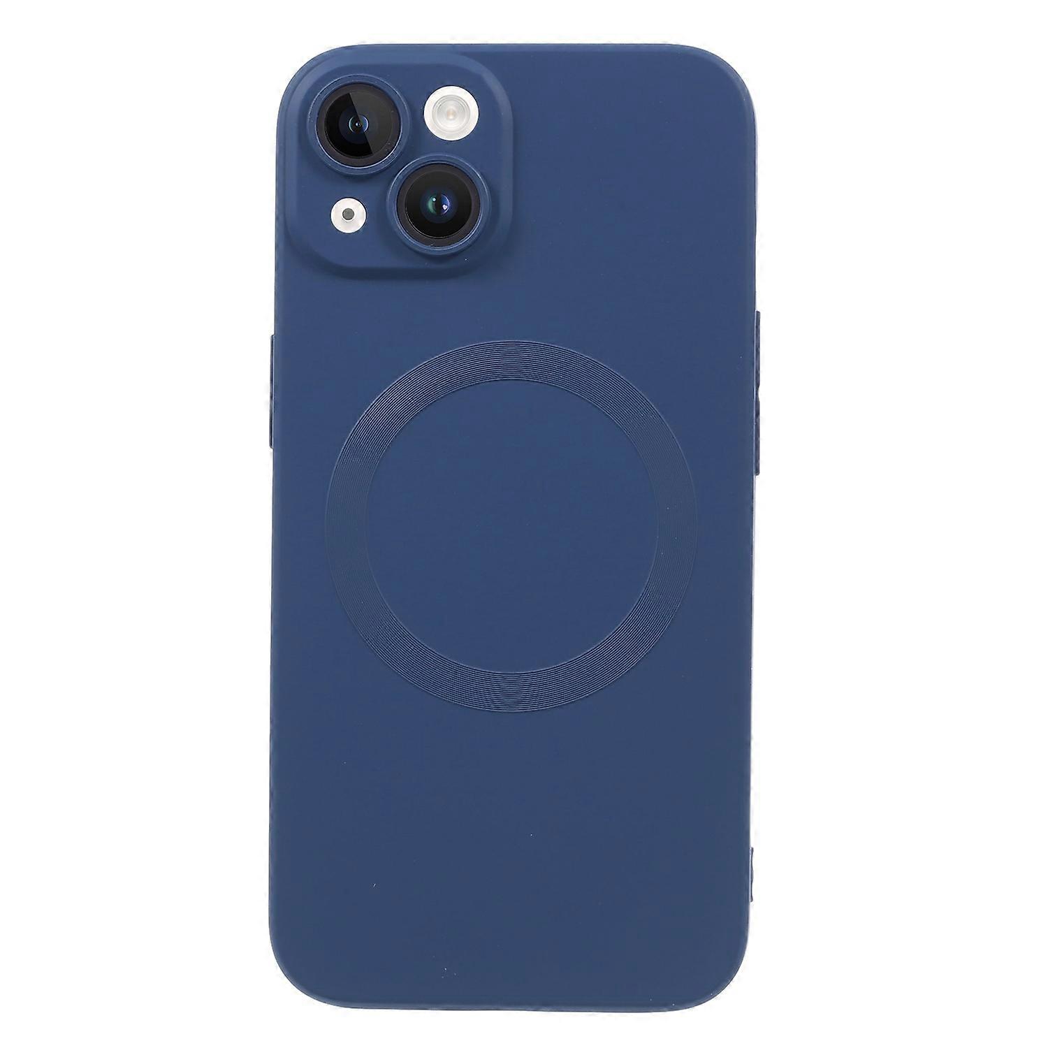 Magnetic Case for iPhone 14 Compatible with MagSafe Soft Liquid Silicone Shockproof Phone Cover with