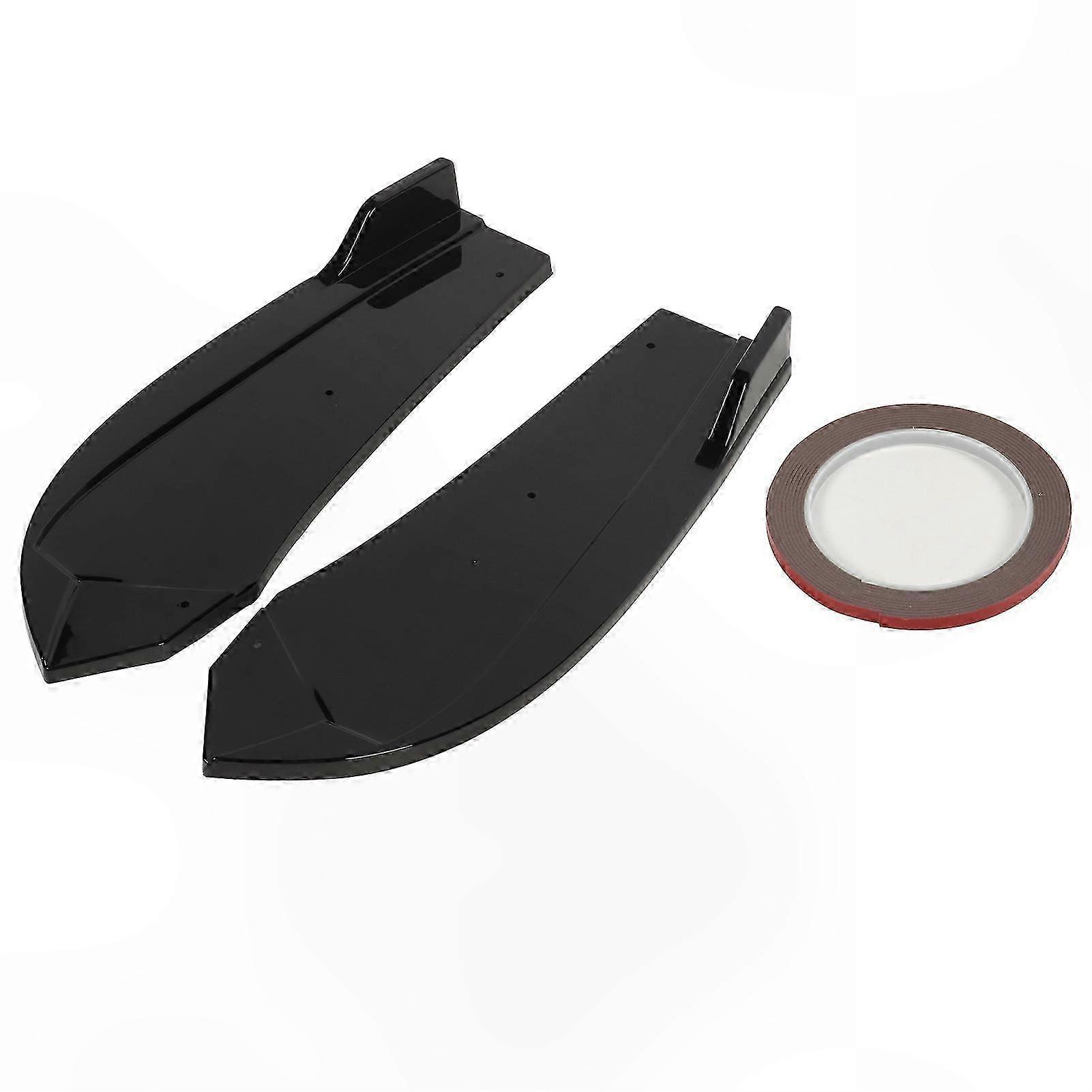 Glossy Black Rear Bumper Lip Splitter for X4 G02 LCI M Sport 2022+ Models Stylish Diffuser Design Compatible with SUV Trims