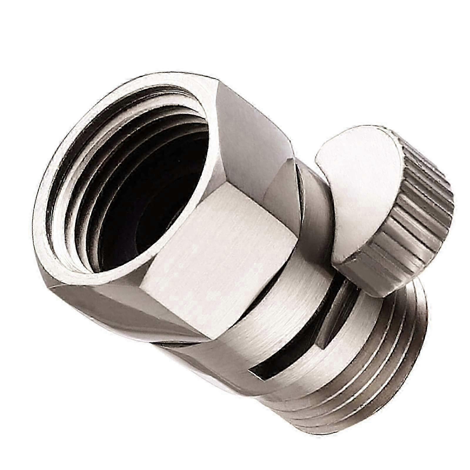 Brushed Nickel Water Flow Control Valve for Hand Shower & Bidet Sprayer with G1/2 Thread