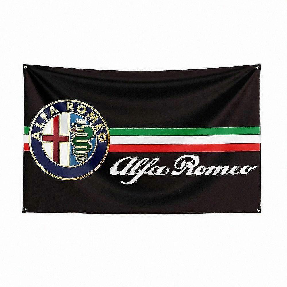 3x5ft Racing Car Flag for Alfa Romeos Decorative Use