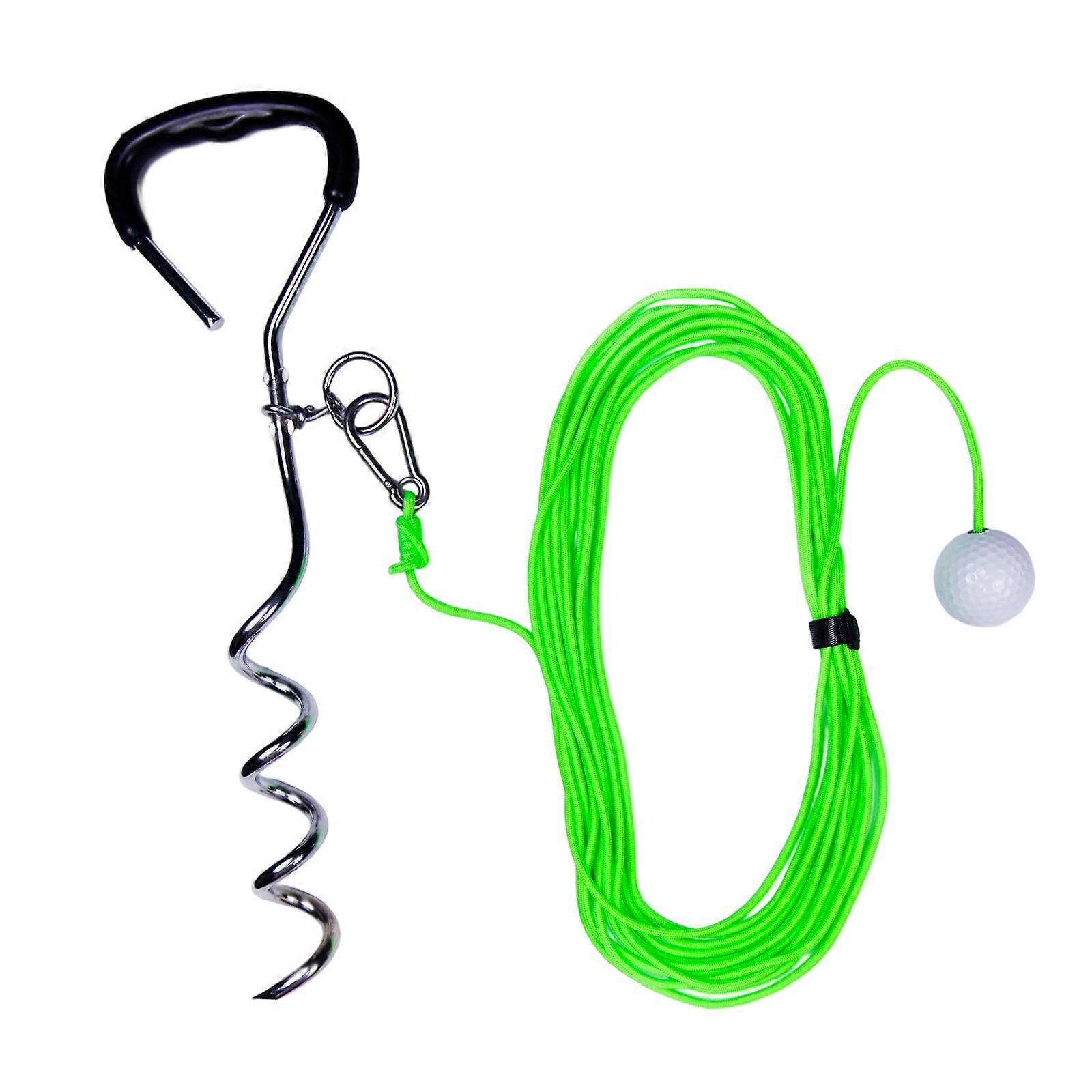 Golf Swing Practice Equipment Golf Swing Rope Ball Trainer Portable Backyard Training Solution Rhythm Trainer Enduring Multicolor