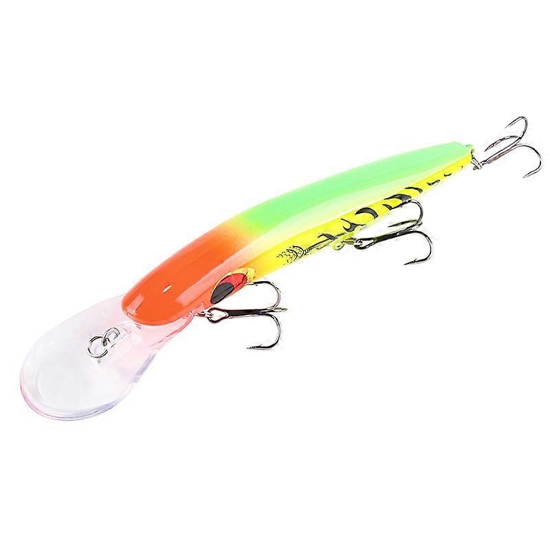 16.2 cm, 23 g fishing lures with large bibs and rattles for both waters