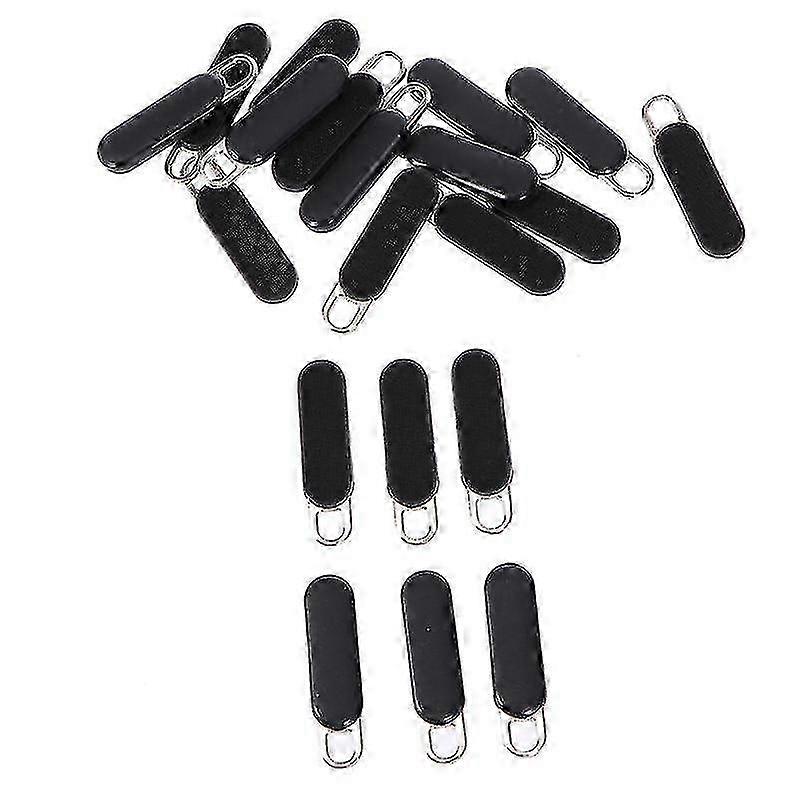 20pcs Black Zipper Fixers