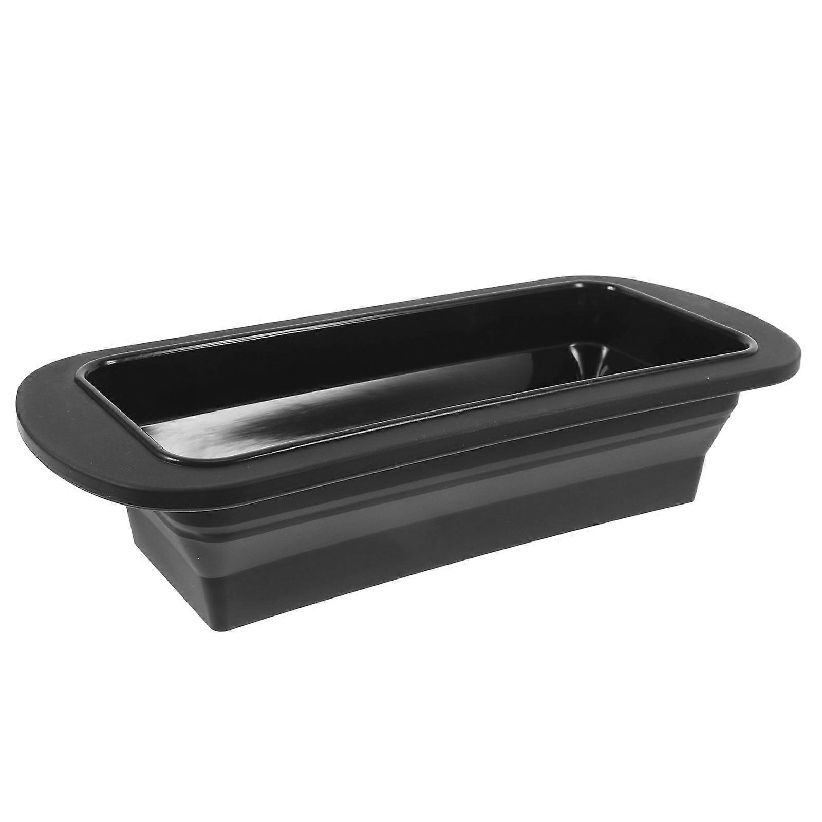Foldable Silicone Bread Loaf Pan Nonstick Rectangular for Home Bakers Even Heat Distribution 1Set