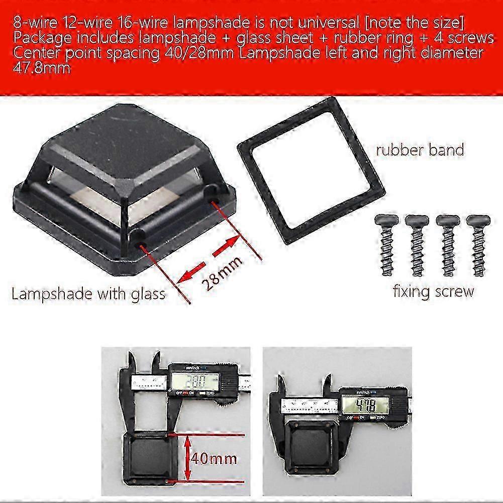 Protective Glass for 3D Laser Levels - Waterproof Self-Leveling Vertical and Horizontal Laser Accessories