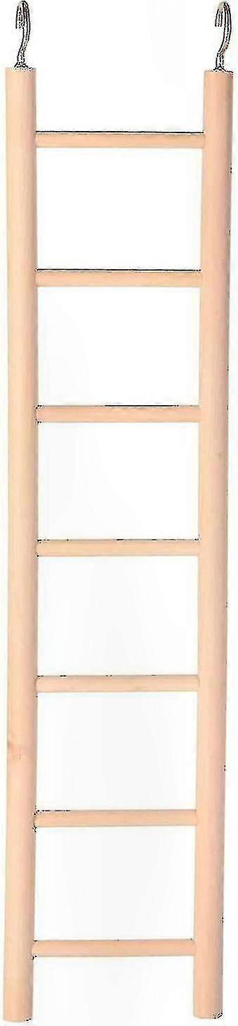 Escalera de madera beige, 32 cm