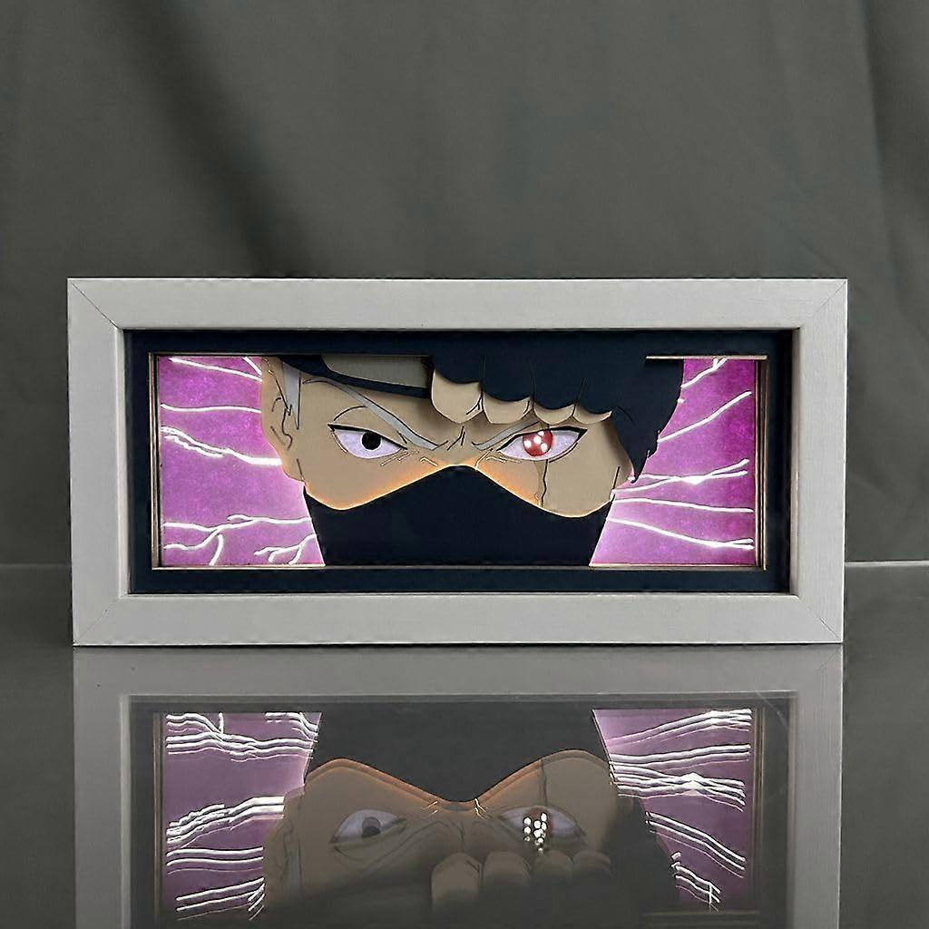Anime Lamp Hatake Kakashi Figure RGB LED Light 16-Color Changing Bedroom Decor