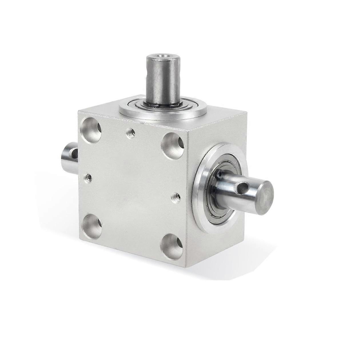 Right Angle Steering Gear 90 Angel Drive, with Different Direction Dual Output Shaft 15mm, for DIY Mechanical