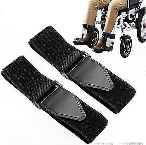 Leg Support Strap for Wheelchair, Adjustable Foot Restraint Harness for Elderly and Dementia Patients