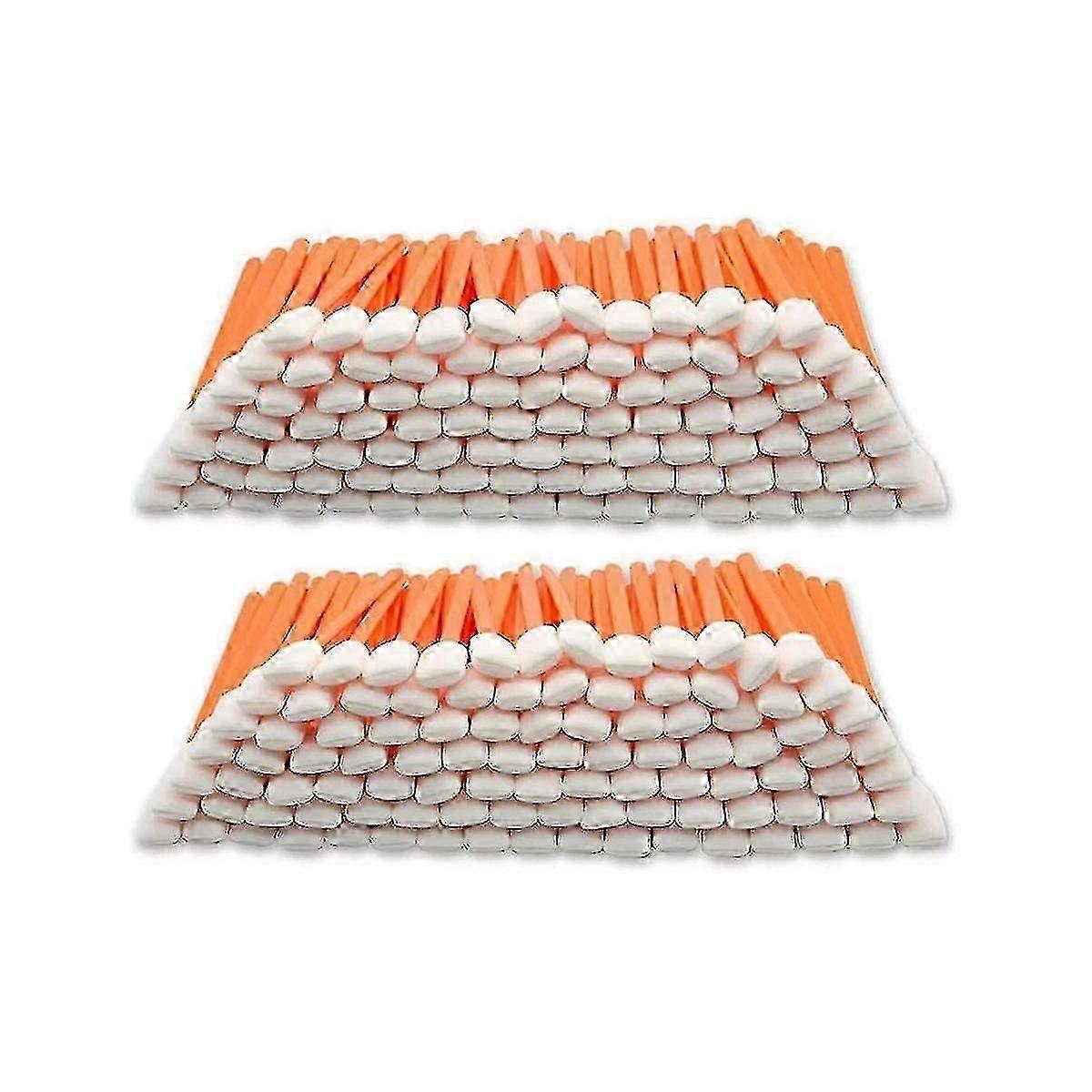 200pcs Cotonetes de Limpeza de Espuma de 5,11 Polegadas para Impressoras a Jato de Tinta Solvente & Equipamento Óptico