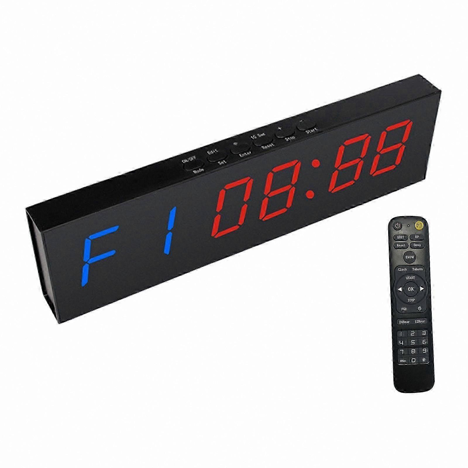Digital Gym Timer with Large Display for Home Workout and Training Countdown