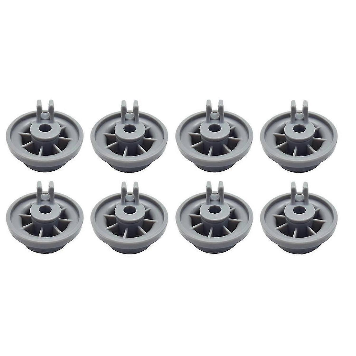8PCS Dishwasher Replacement Rack Wheels Bottom Rack Basket Wheels