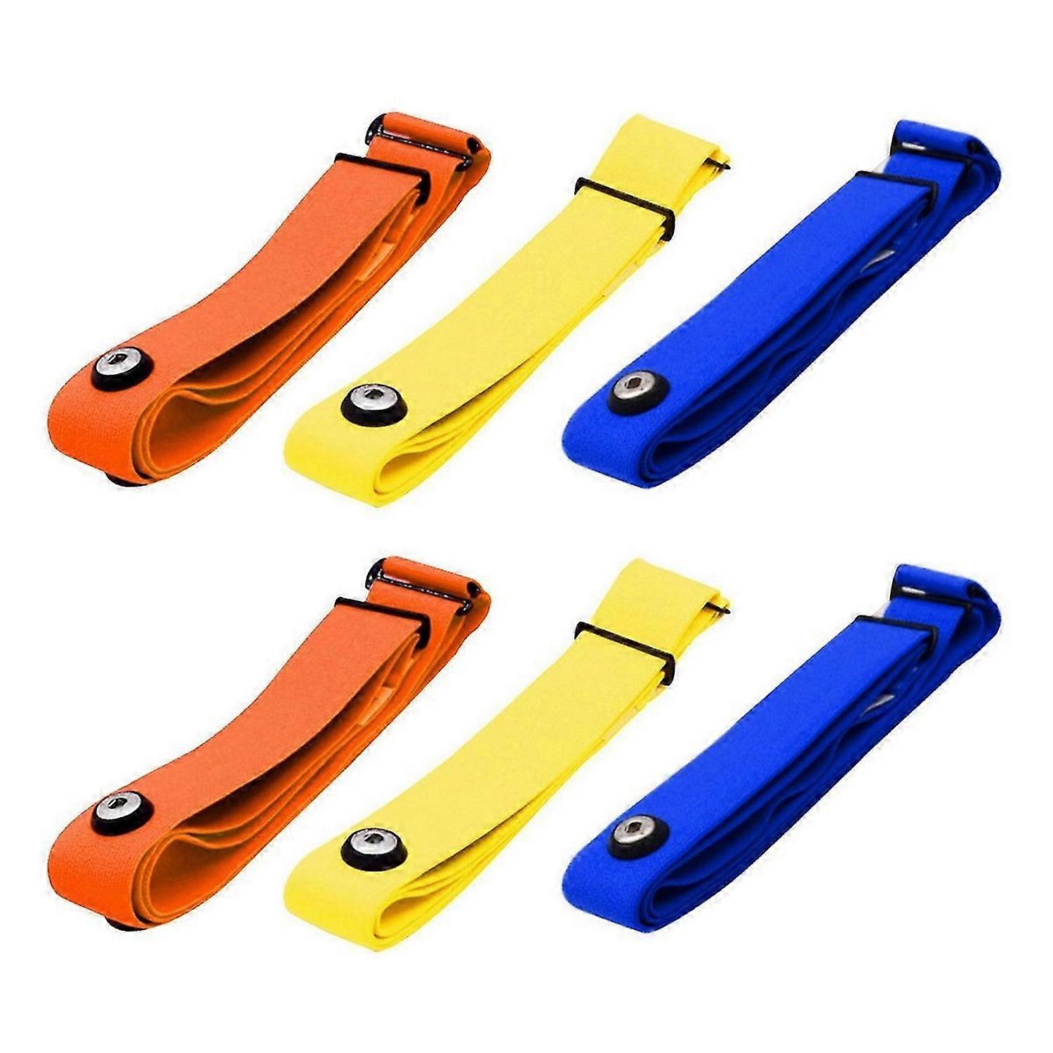 3Pcs für Herzfrequenz Brustgurt Einstellbare Elastische Gurt C
