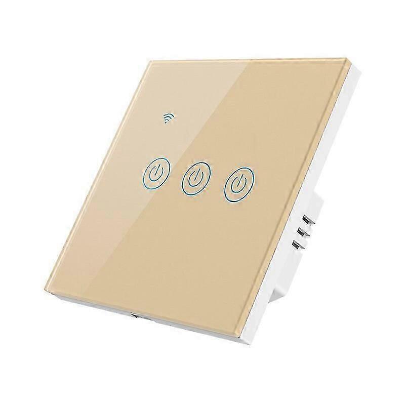 Tuya ZigBee Smart Wifi Touch Switch Neutral Wire Required Smart Home 1/2/3/4