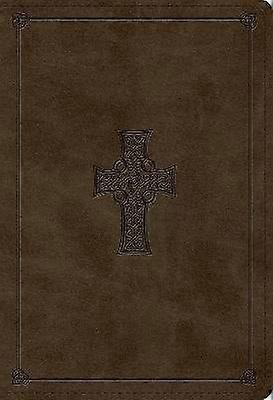ESV Student Study Bible (TruTone Olive Celtic Cross Design)