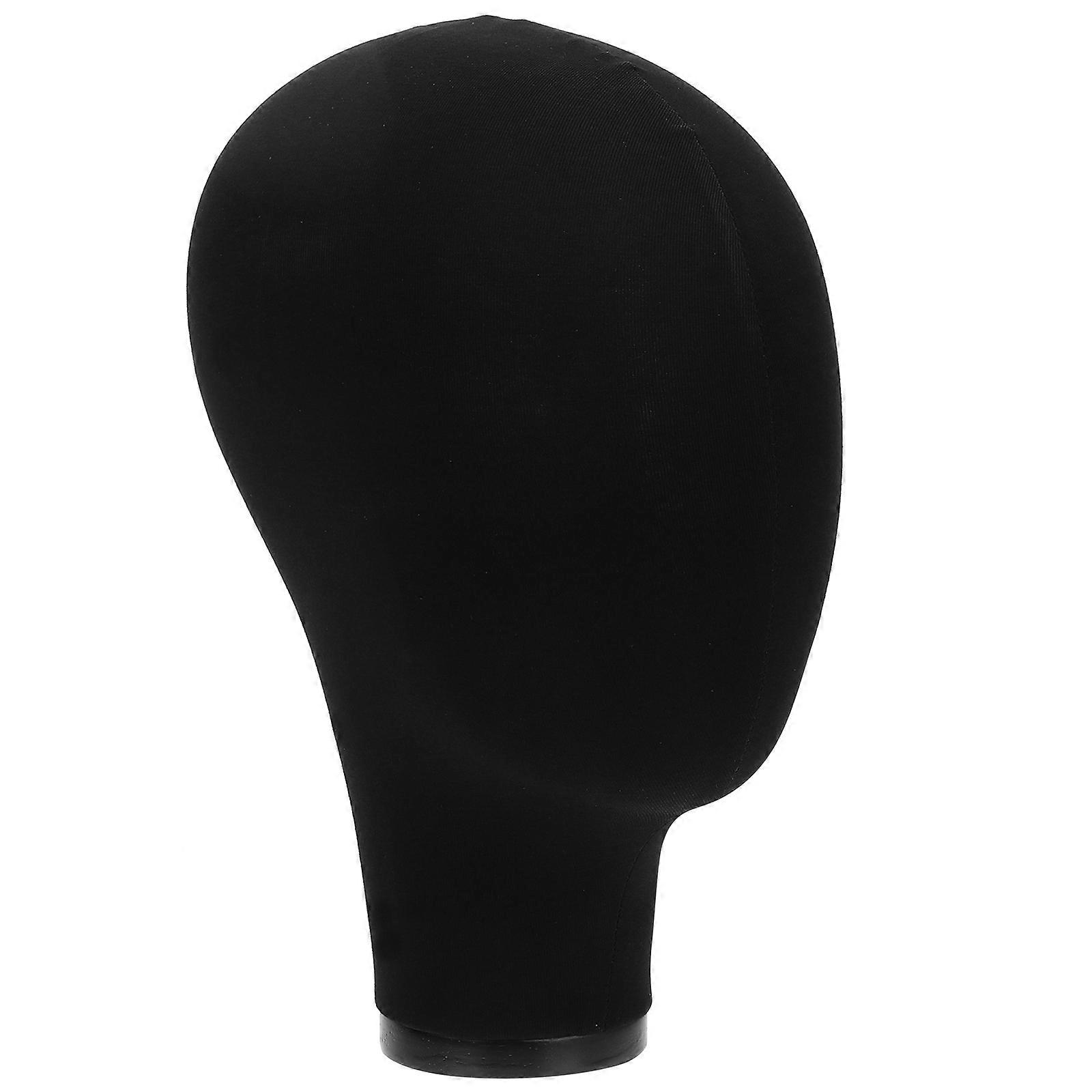 Wig Display Mannequin for Display 2Pcs Head Shape Stand Black