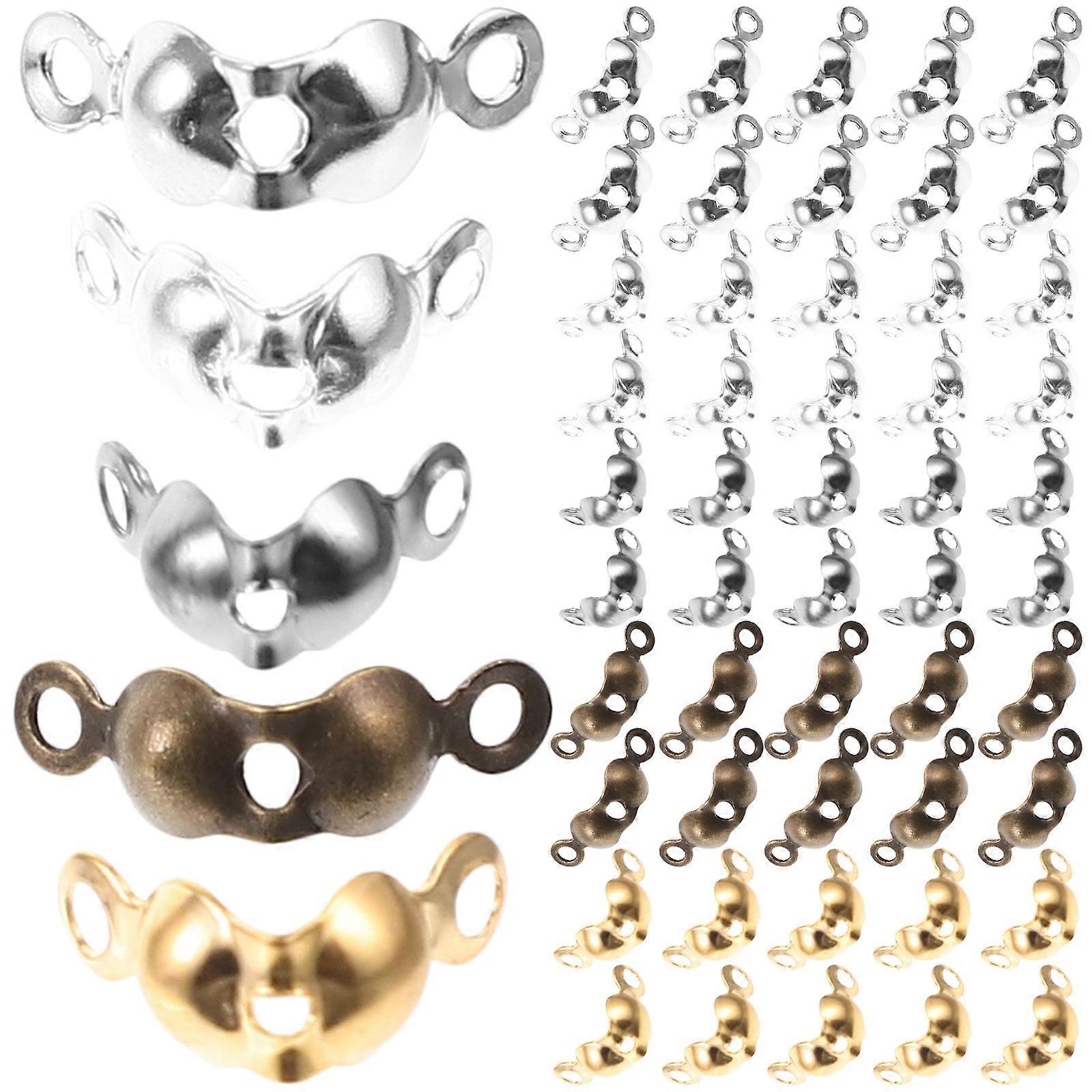 Assorted Color Jewelry Connecting Buckles for Necklace 3000Pcs Metal