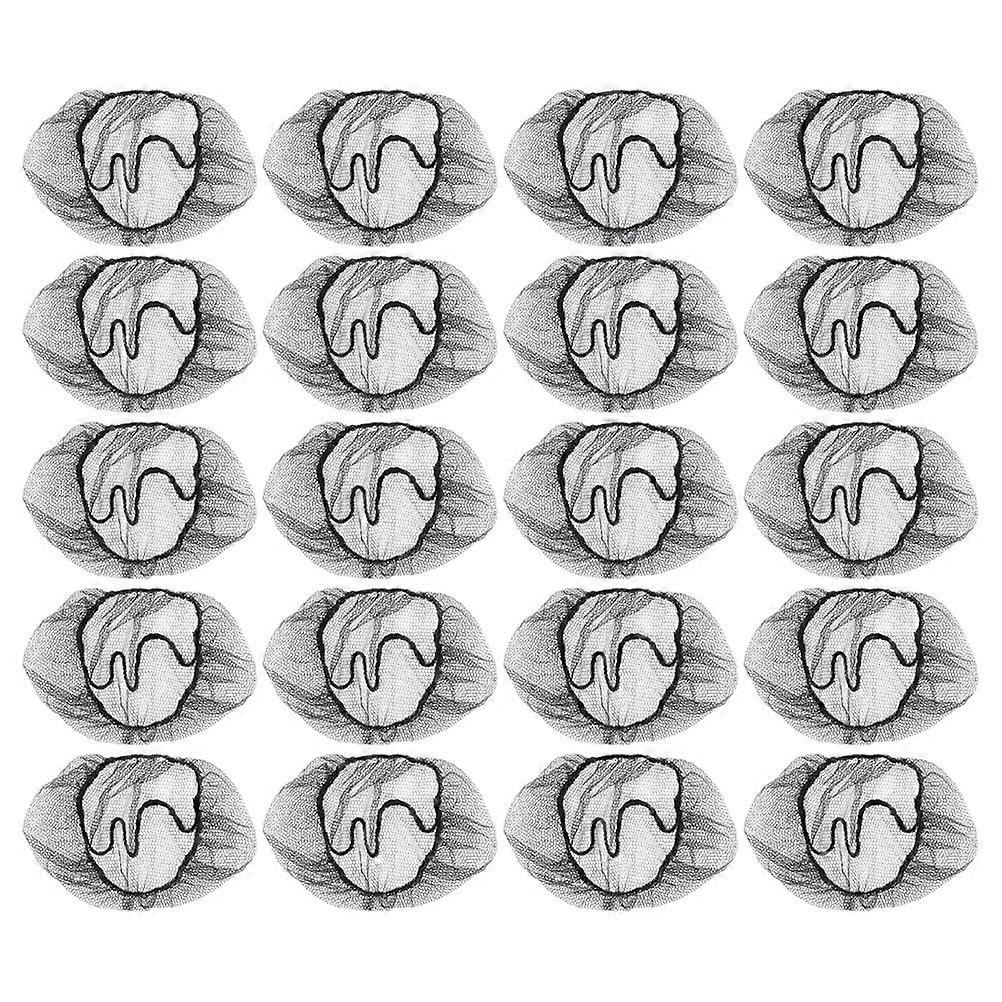 Comfortable Beard Cover Fine Mesh Nylon Beard Protector 100Pcs Set