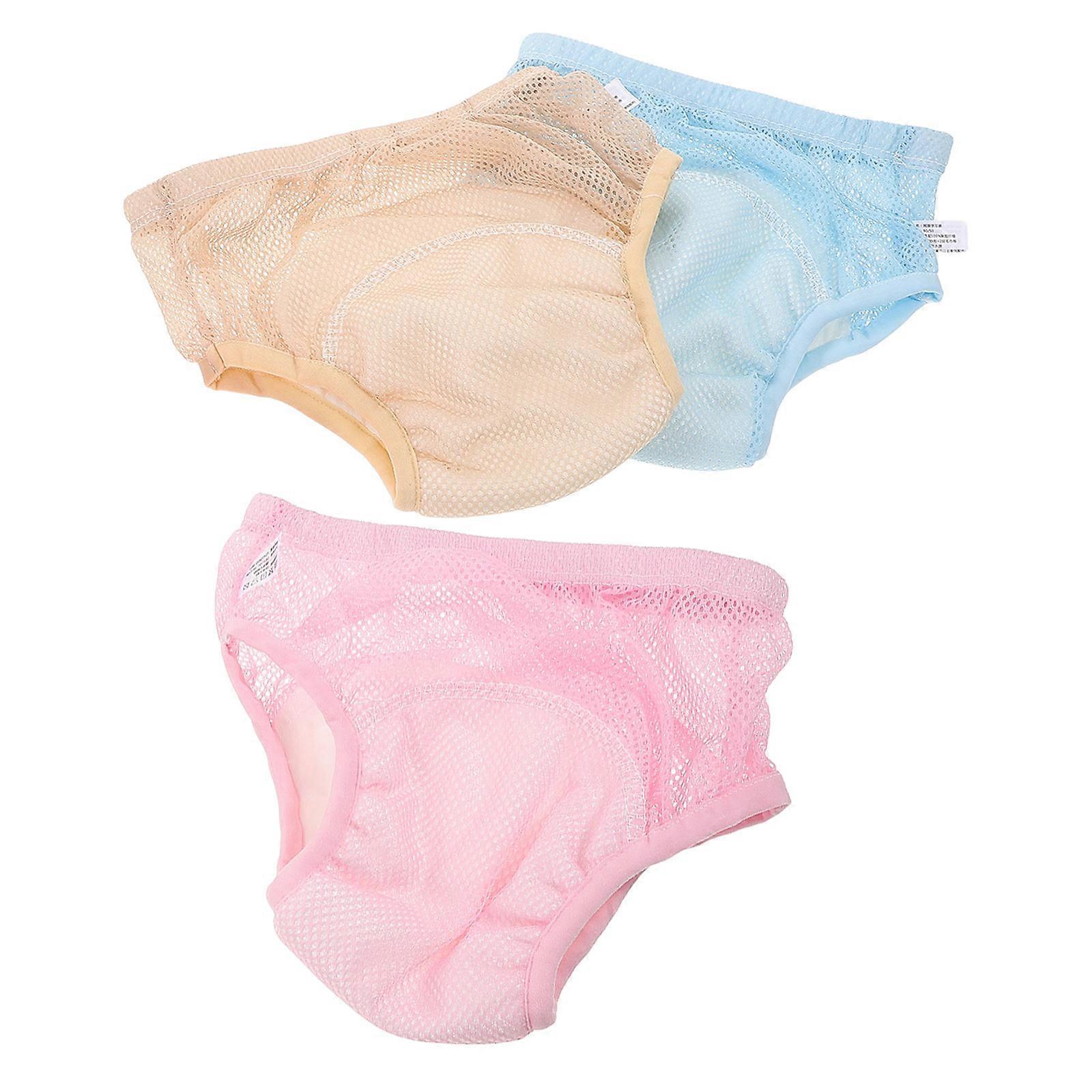 Baby Diapers Reusable Cotton Diapers for Toddlers Washable 3Pcs Set