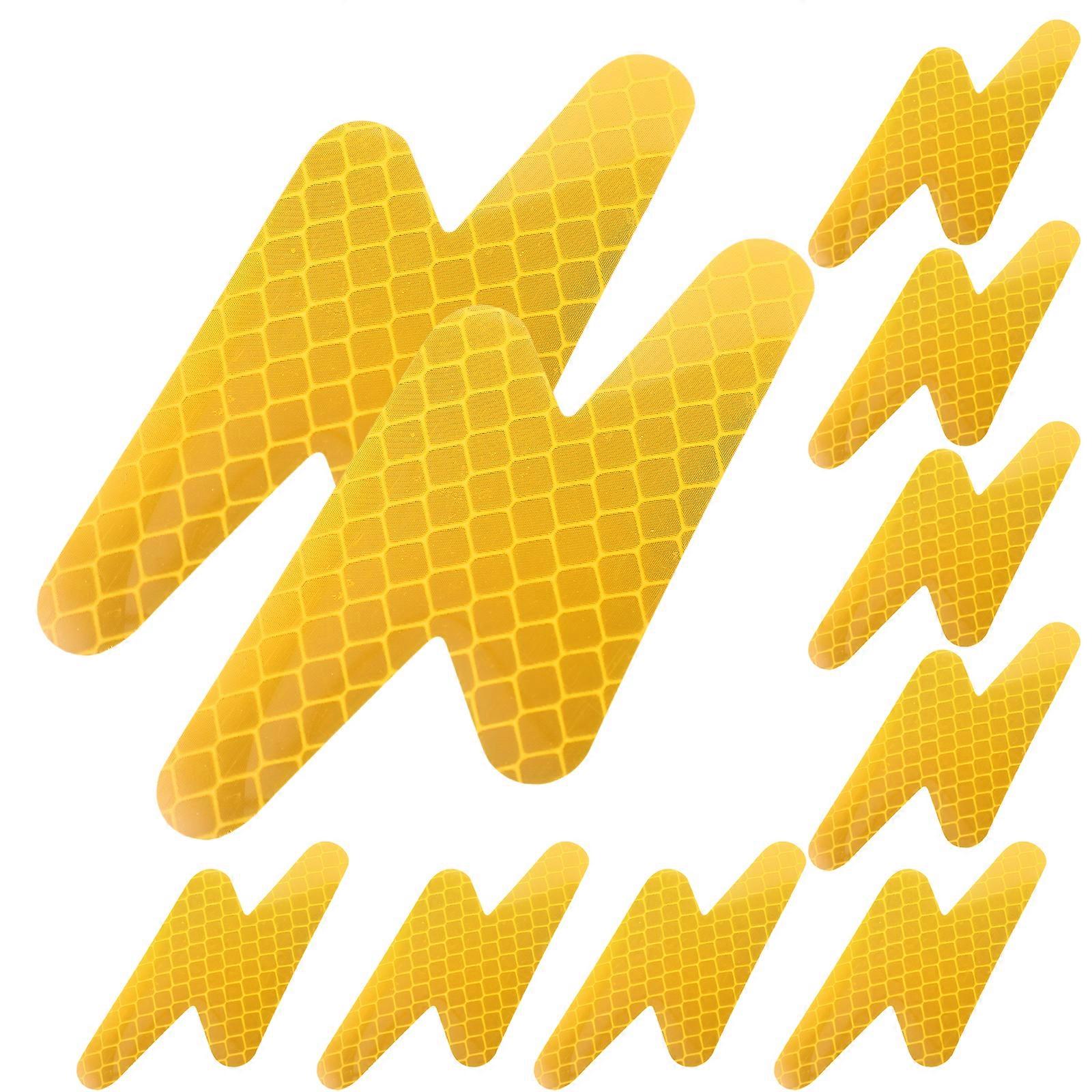Reflective Stickers Reflective Sticker for Repairing Use 30Pcs Outdoor Shape