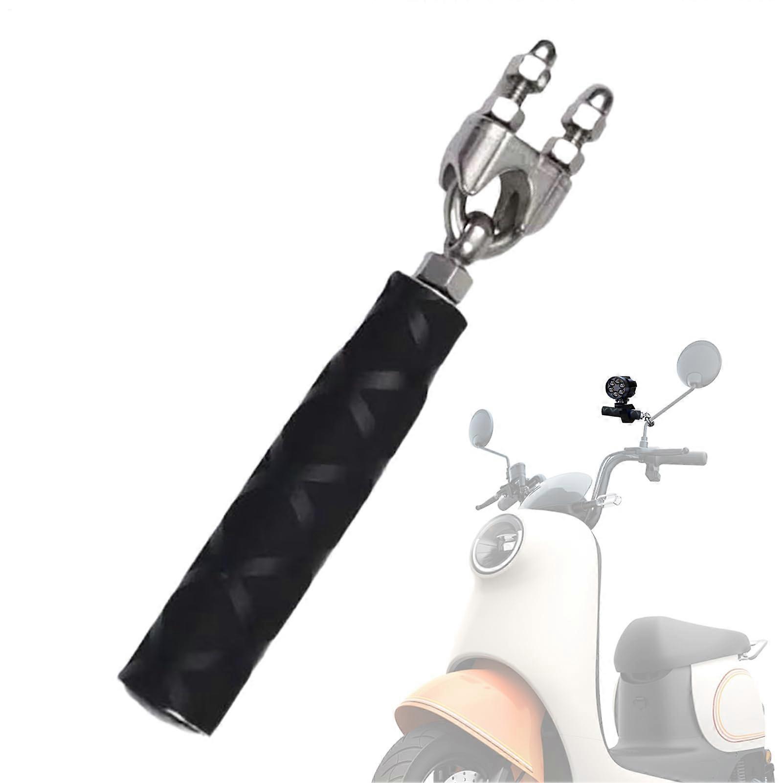 Spotlight Mounting Bracket For Motorcycle Adjustable Light Bar Holder Multifunctional  Mirror Bracket Black