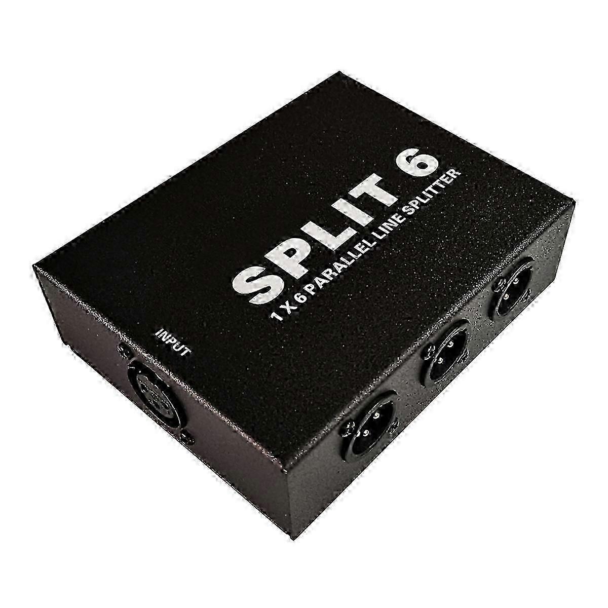 Passive XLR-Schnittstelle: 1 In 6 Out Signalverteiler oder 6 In 1 Out Mixer Signalverteiler Stage Con