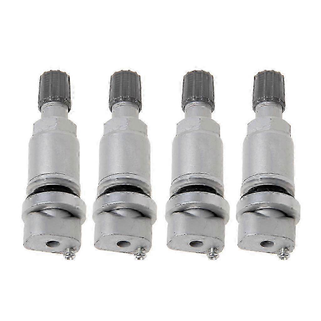 TPMS Tyre Pressure Sensor, 4Pcs Valve Stem Kit for Tyre Monitoring Compatible with 407 407SW 2005-2010