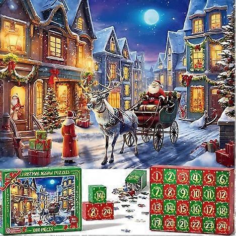 24day puzzle advent calendar, Blind Box, Red