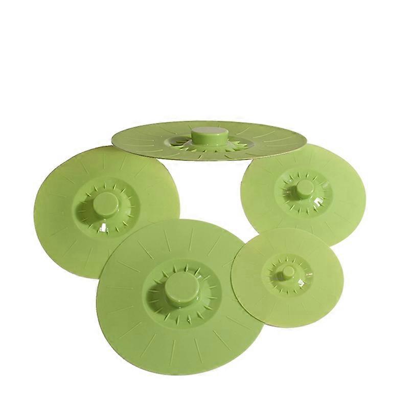 5Pieces Silicone Fresh-Keeping Lid