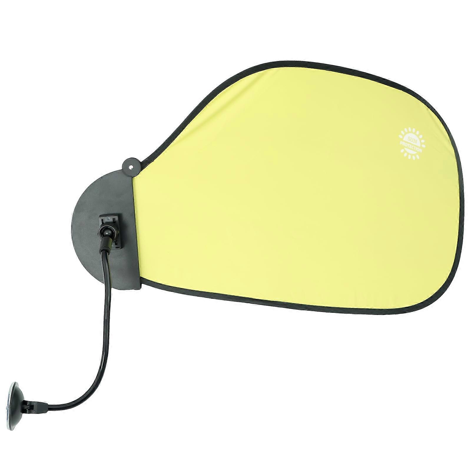 Laptop Sun Shade with Suction Cup, Adjustable Anti-Glare Visor for Working Outside, Folding Desk & Car Window Shade Cover