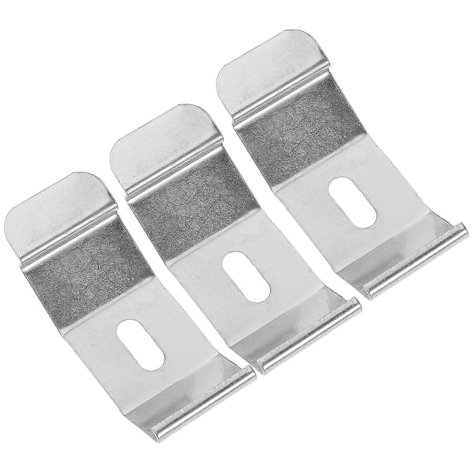Curtain Louver Bracket Metal Fixation Brackets for 12Pcs Home Use