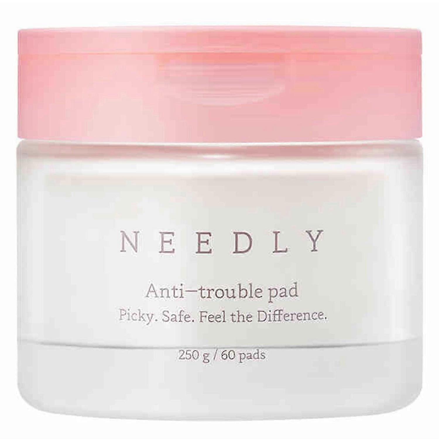 Needly Exfoliating Facial Pads with BHA & PHA - Daily Toner Pads for All Skin Types, Pore Tightening & Exfoliation 60pads