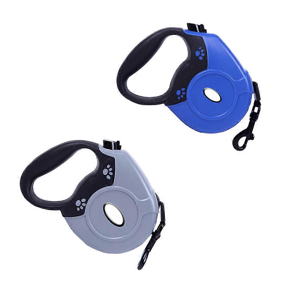 Retractable Leash for Dog Use with 3Pcs Extendable Blue Dog Leads