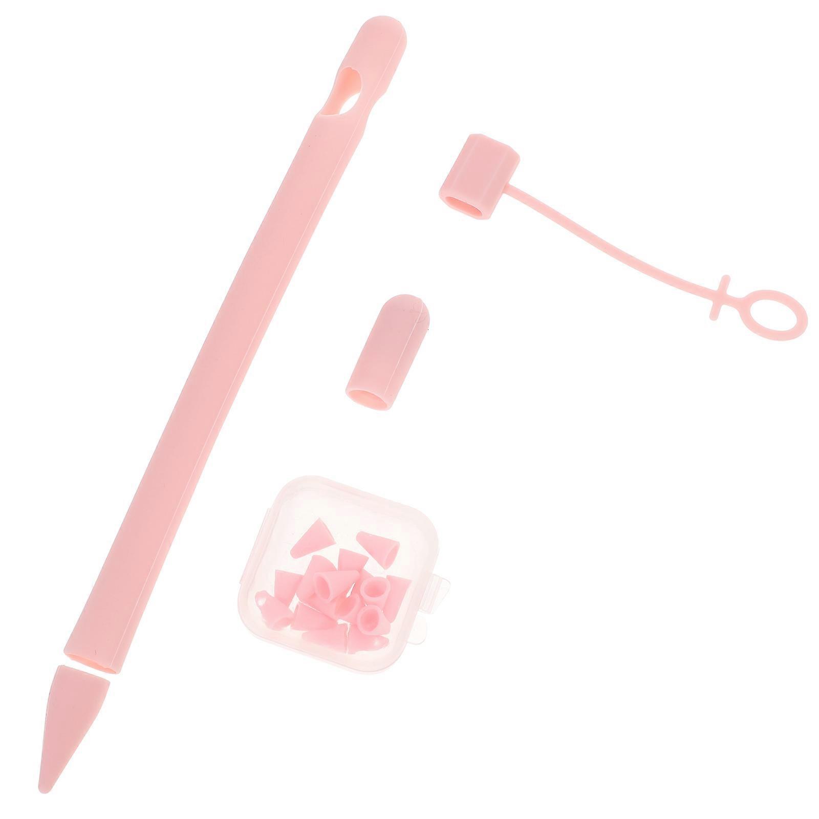 Silicone Stylus Pen Protector for Pencil 1 Practical Pink Cover