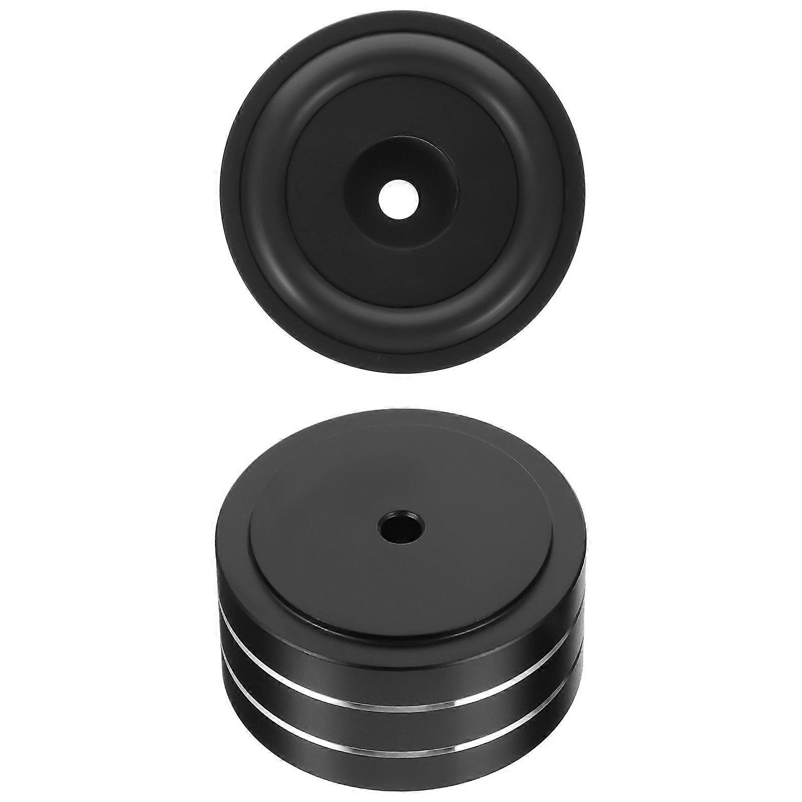 Anti Vibration Pads Audio Speaker Spike Pads Aluminium Alloy Sound Enhancement Shock Absorption Speaker Circular 1.6×1.6×0.8in 2Pcs