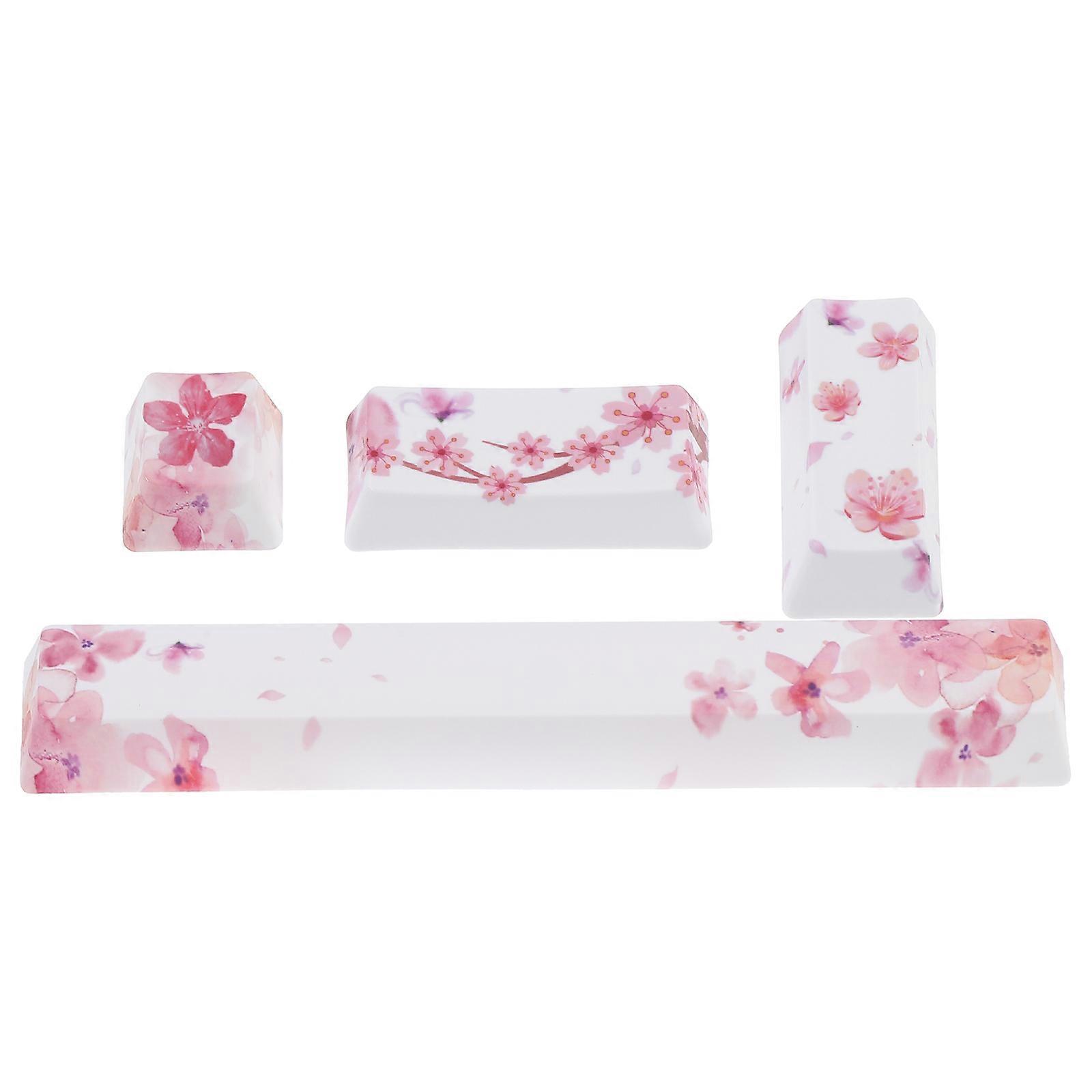Keyboard Keycaps Kits Replace Keycaps for Decor 32Pcs Pink Computer Key Caps