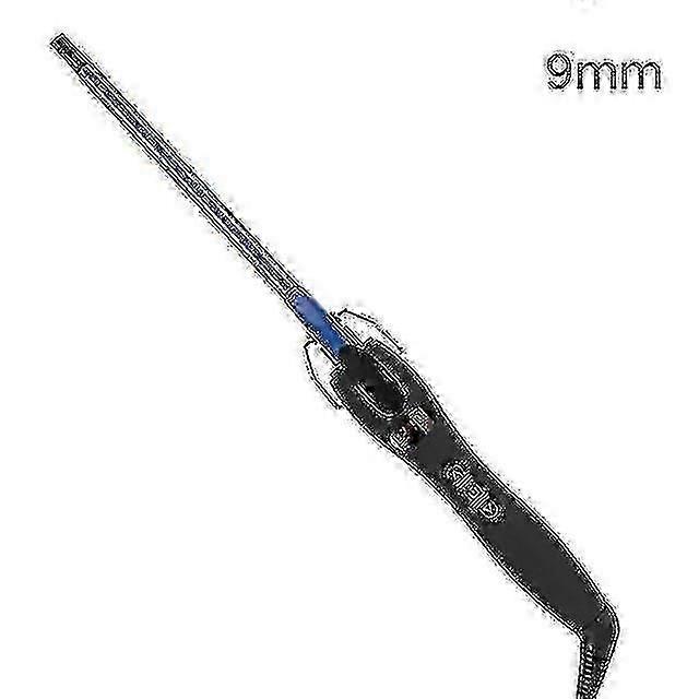 Aofeilei New Arrival Professional 9mm Flower Cone Electric Curling Wand Roller Styling Tools(Blue)