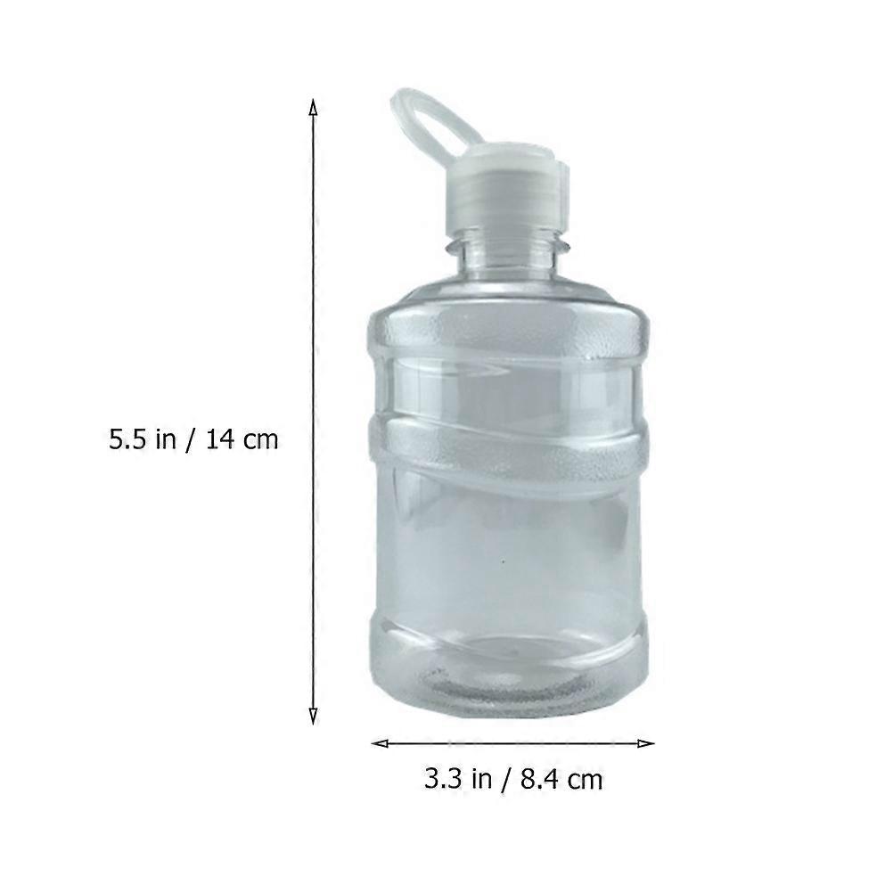 Reusable Clear Bottles Transparent Beverage Bottle Office Use PET Material 10Pcs