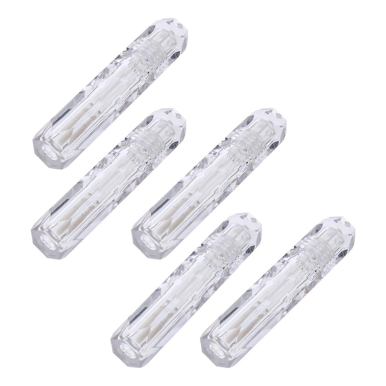 Lip Balm Bottles Clear Plastic for Storage Use 30Pcs Refillable Tubes