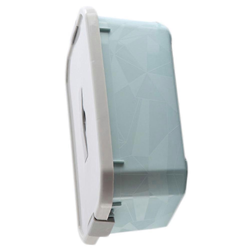 Plastic Snacks Storage Box for Multifunctional Use 1 Piece Blue Organizer