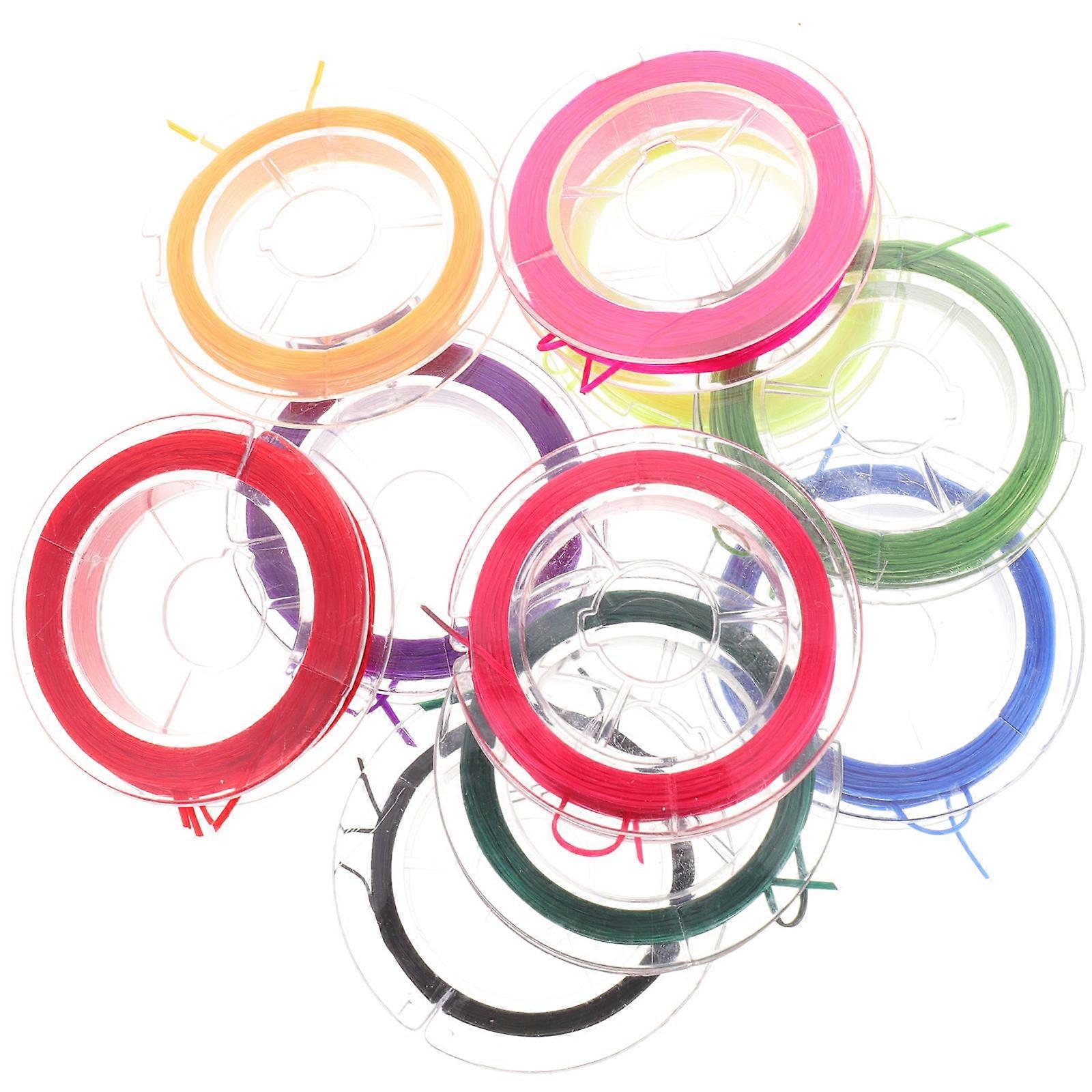 Stretchy String For Bracelets 30 Rolls DIY Handcraft Jewelry Making Supplies Smooth Surface Safe For All Occasions