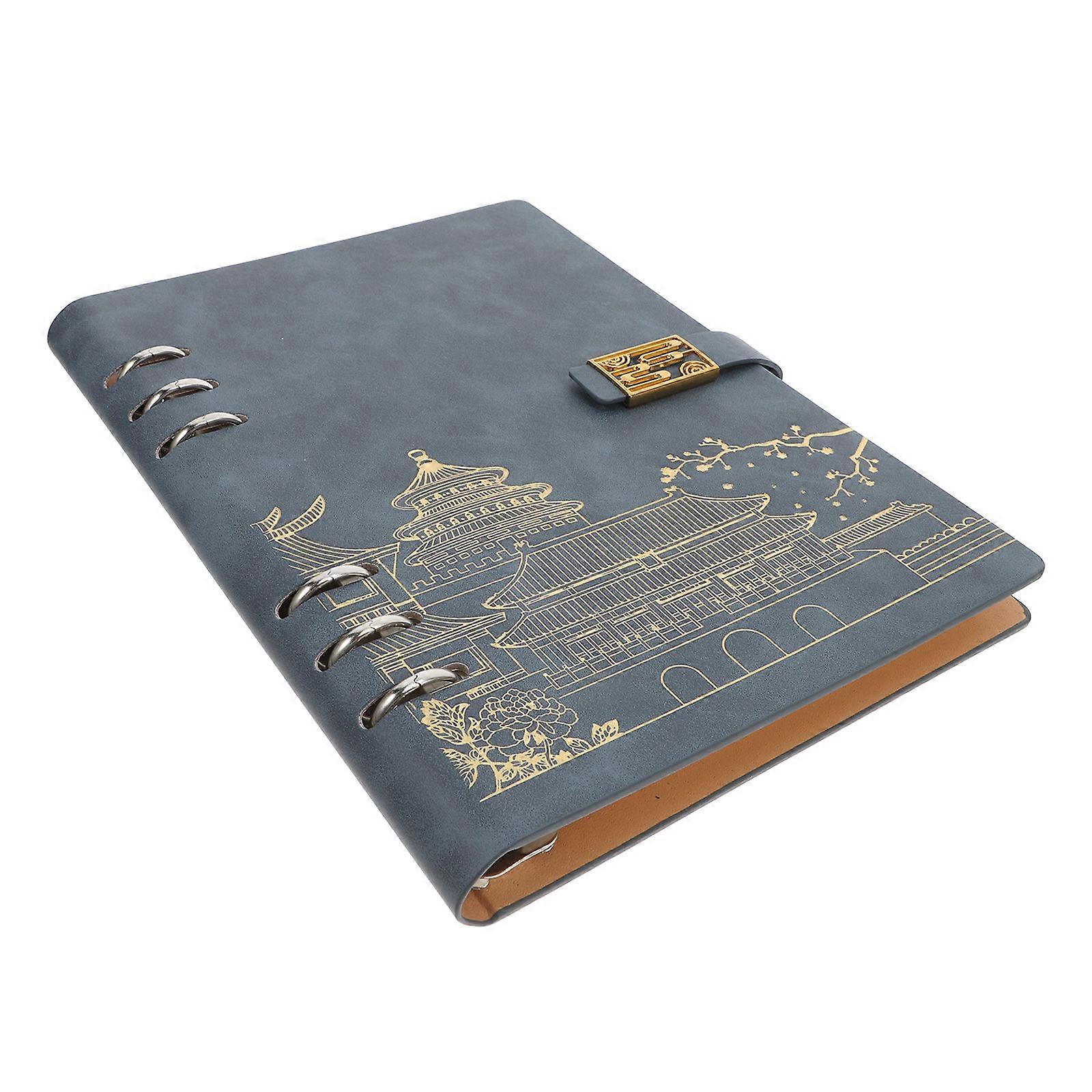 3Pcs Rectangular Pu Journal Notebook Designed For Travel Work And Daily Use Featuring Thick Paper Quality